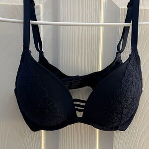 Soma Midnight Black Lace Bra